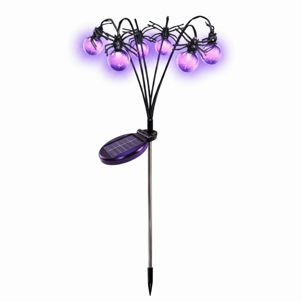 Outdoor Lighting Front Yard - Lámpara de Esqueleto con Luz Morada