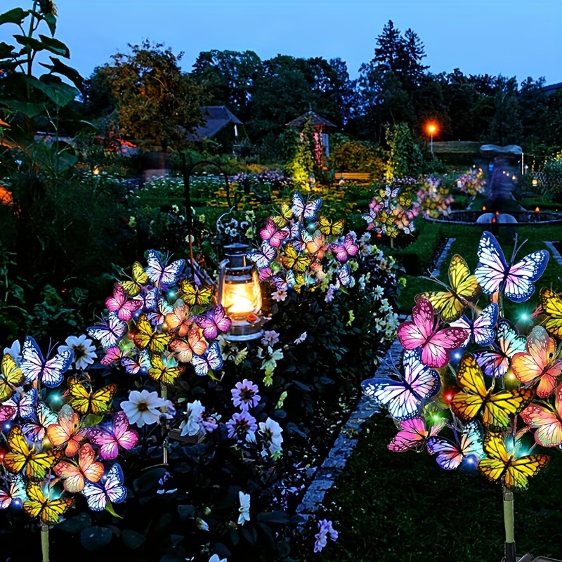 Outdoor Lighting Manufacturers - Luces LED solares de mariposa para