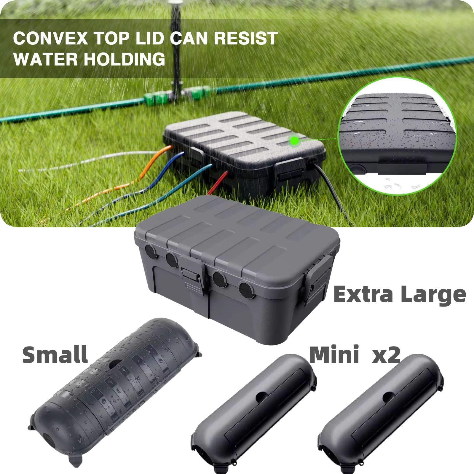 Outdoor Lighting Electrical Box - Cubiertas Grandes para Cables Eléctricos de