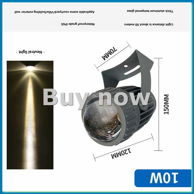 Outdoor Lighting Spotlight - Focos LED de pared para jardín