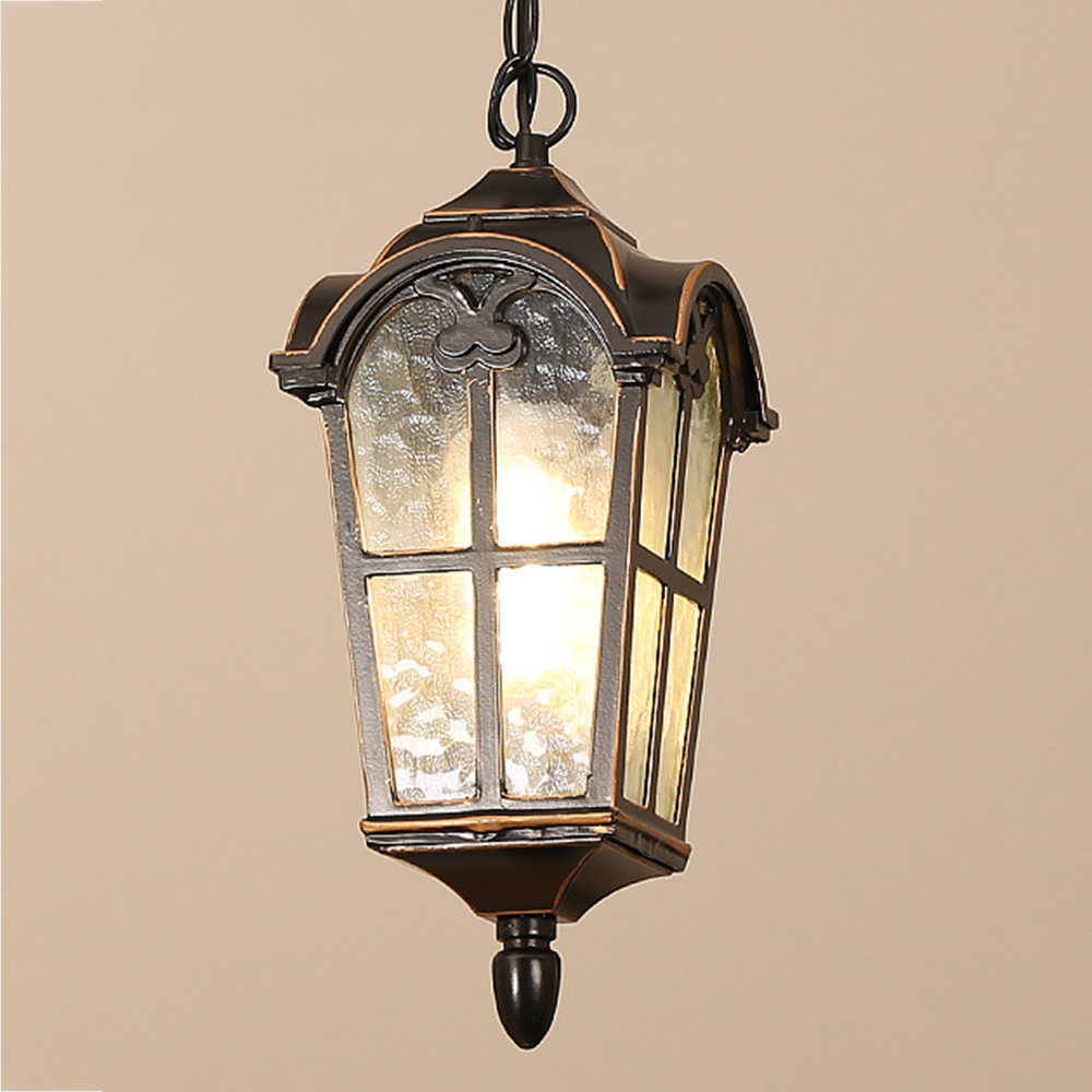 Outdoor Lighting Under Roof - Candelabro de exterior impermeable, luz de