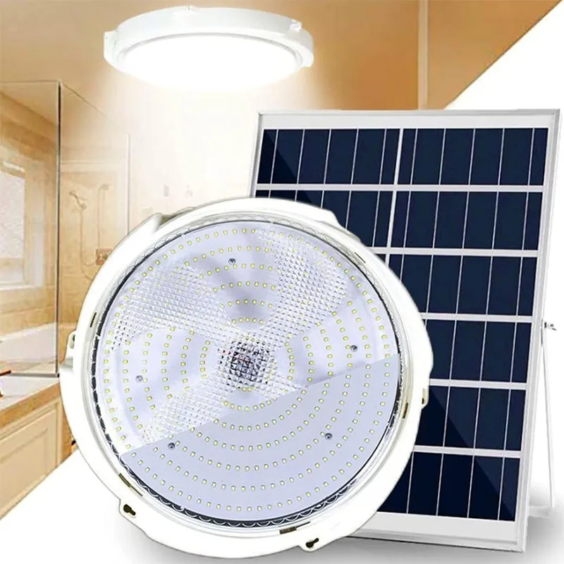 Outdoor Lighting Under Roof - Lámpara de Techo LED Solar, Impermeable,