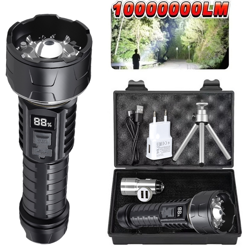 Outdoor Lighting Ideas - Linterna LED COB, linterna recargable, antorcha