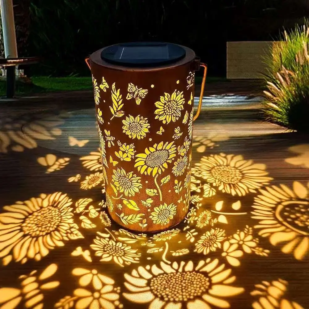 Outdoor Lighting For Garden - Lámpara Solar de Girasol para Jardín,