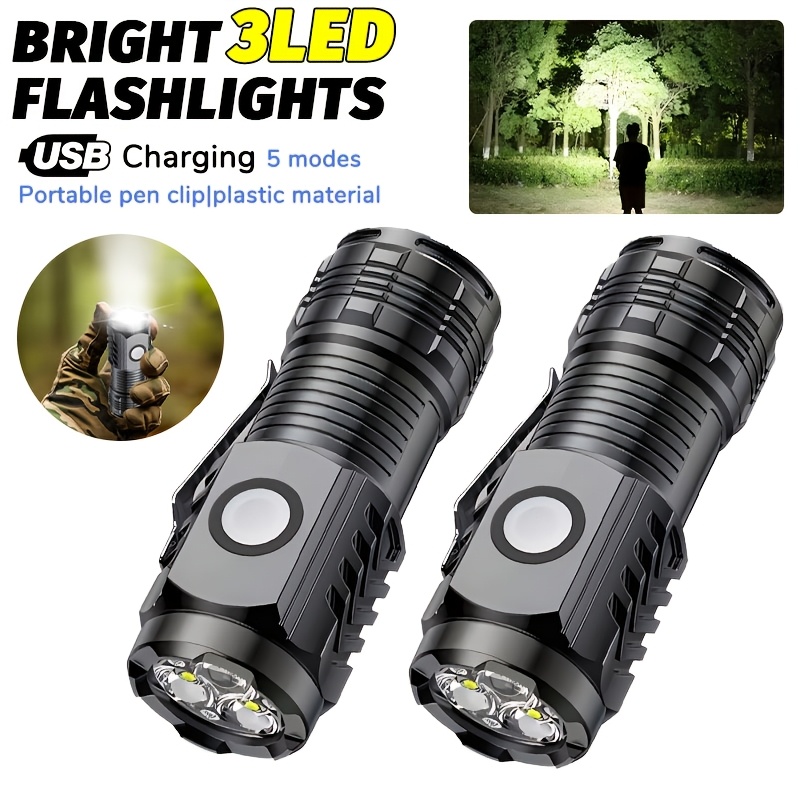 Outdoor Lighting Ideas - Mini Linterna LED Portátil de Mano,