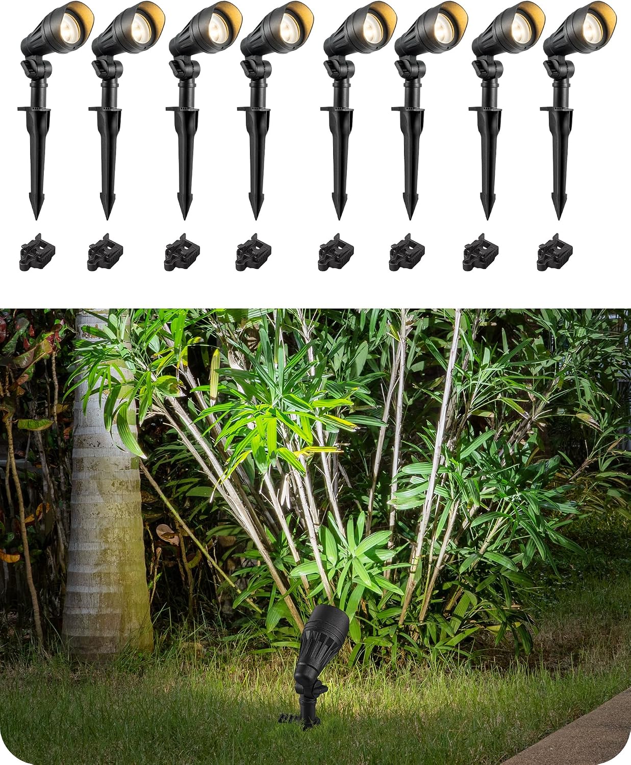 Outdoor Lighting Spotlight - Foco de Bajo Voltaje con Carcasa