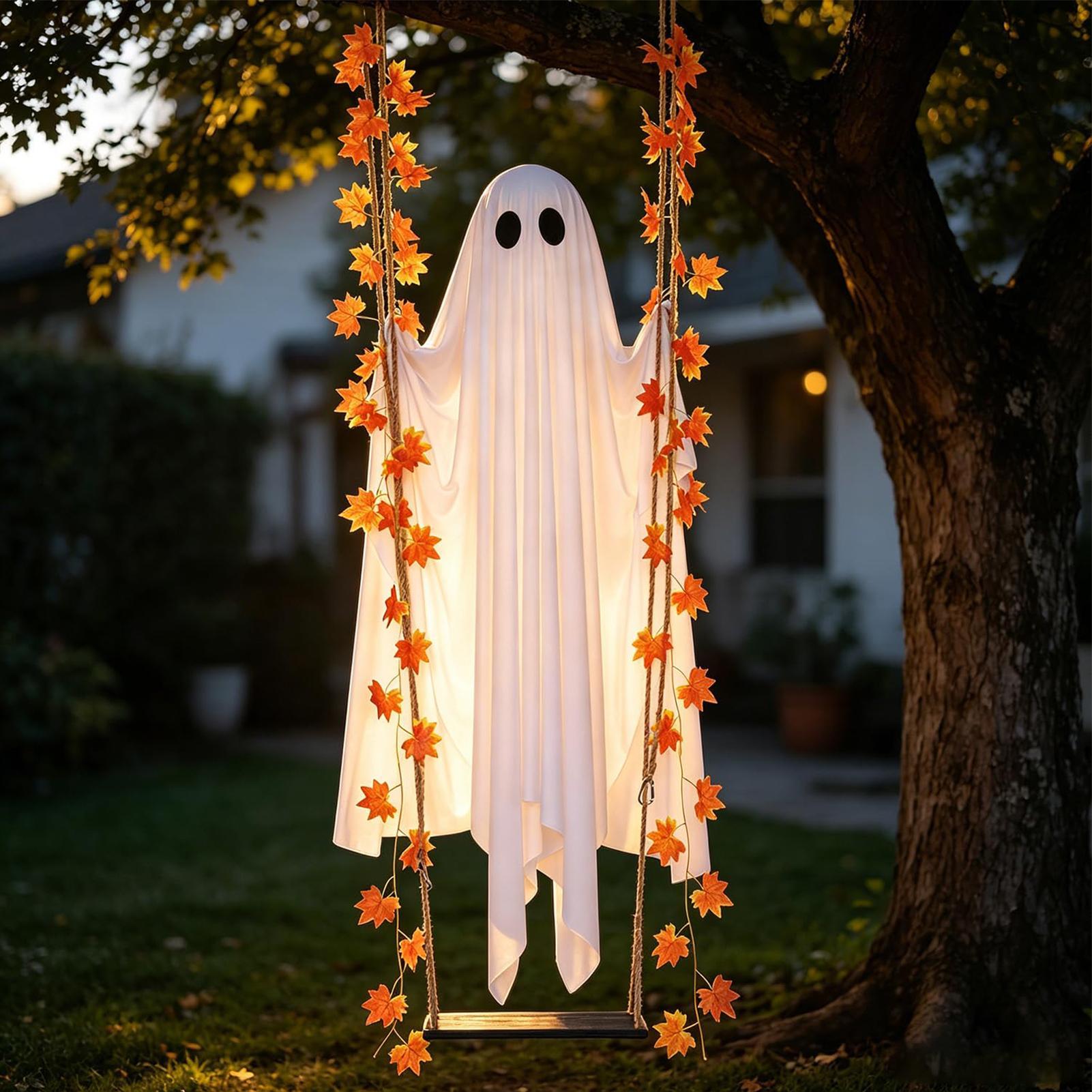 Adornos Fantasma Iluminados co - Outdoor Lighting Front Yard reseña y precio