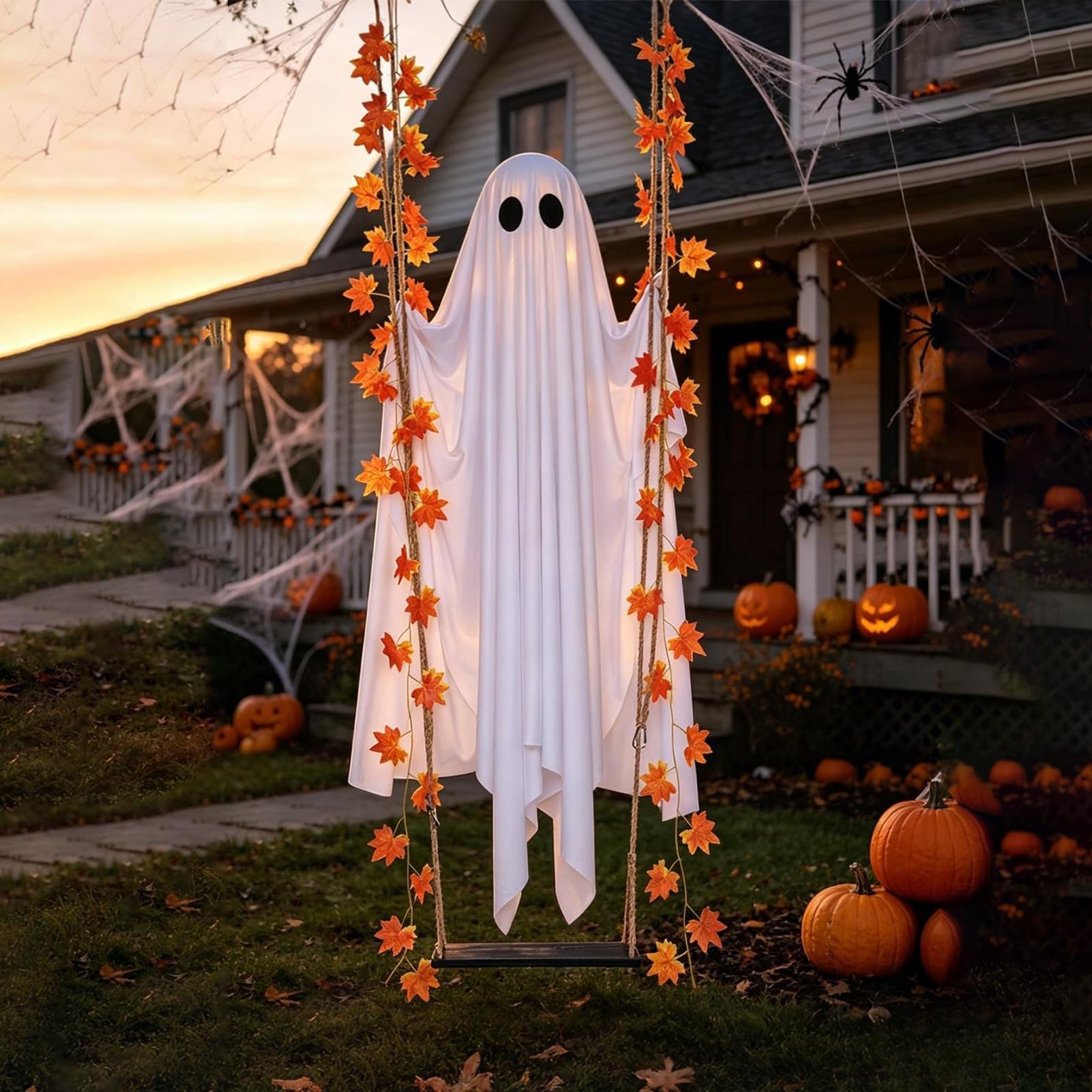 Adornos Fantasma Iluminados co - Outdoor Lighting Front Yard reseña y precio