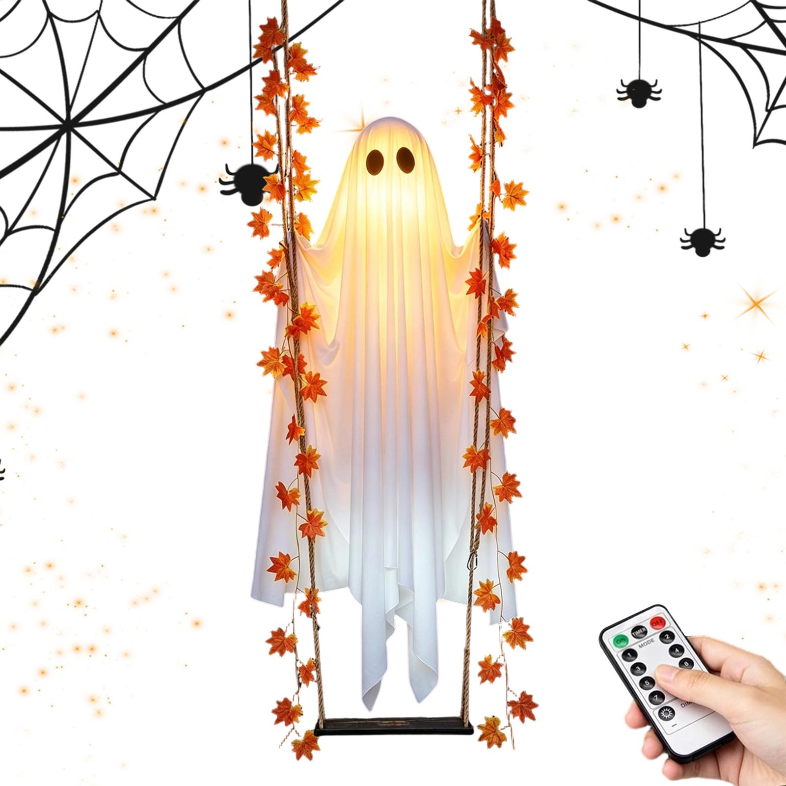 Adornos Fantasma Iluminados co - Outdoor Lighting Front Yard reseña y precio