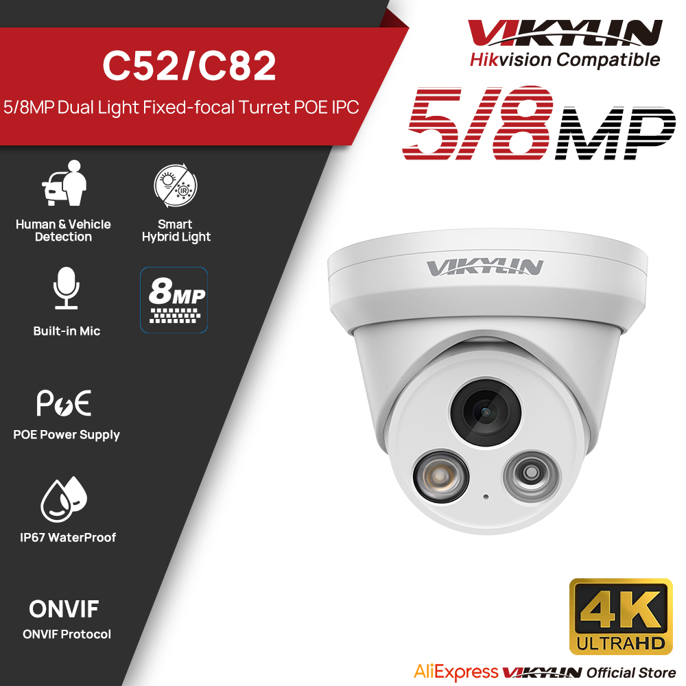 Cámara IP VIKYLIN 5/8MP 4K con - Outdoor Lighting Under Roof reseña y precio