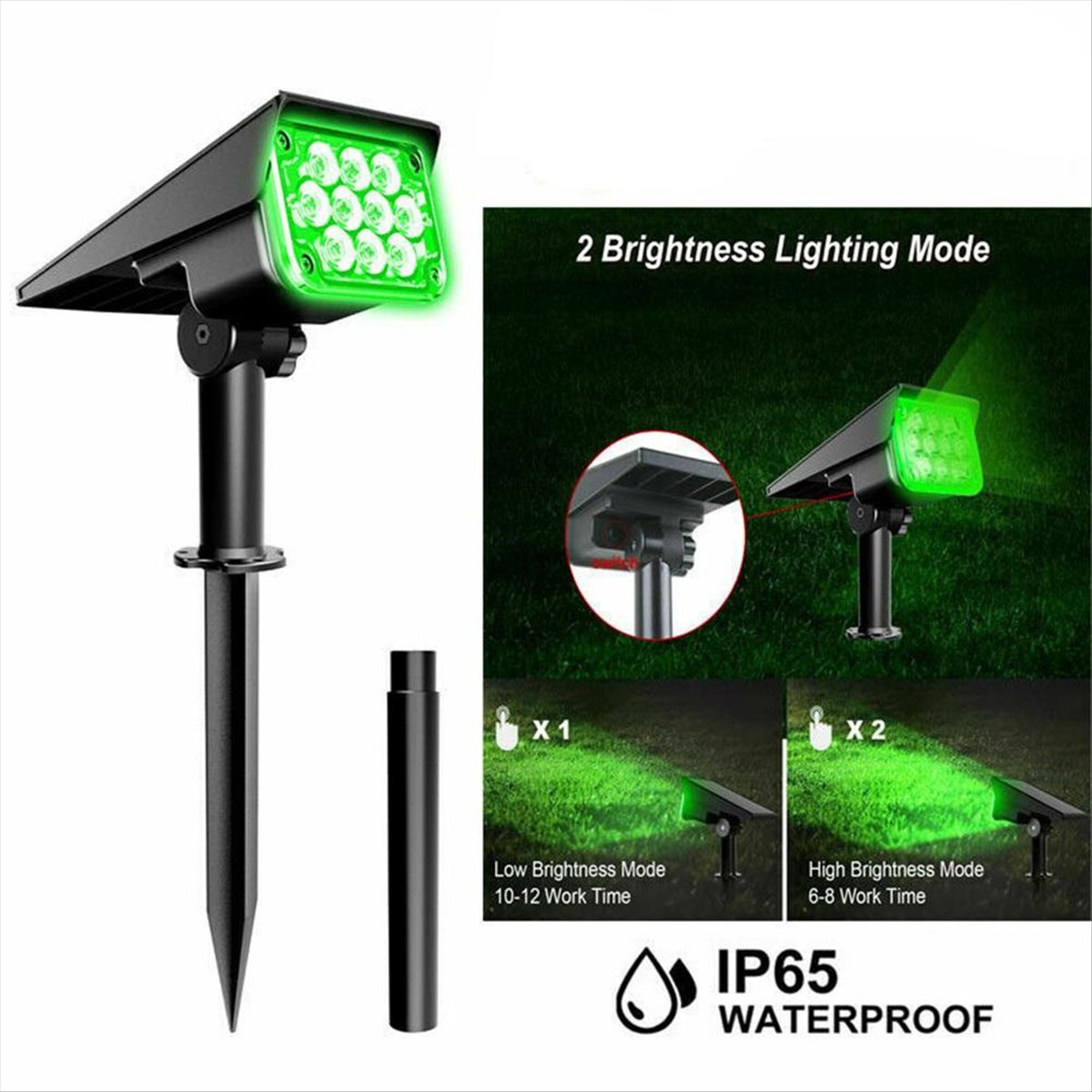 Foco Solar Y17A, Luz Solar par - Outdoor Lighting Spotlight reseña y precio