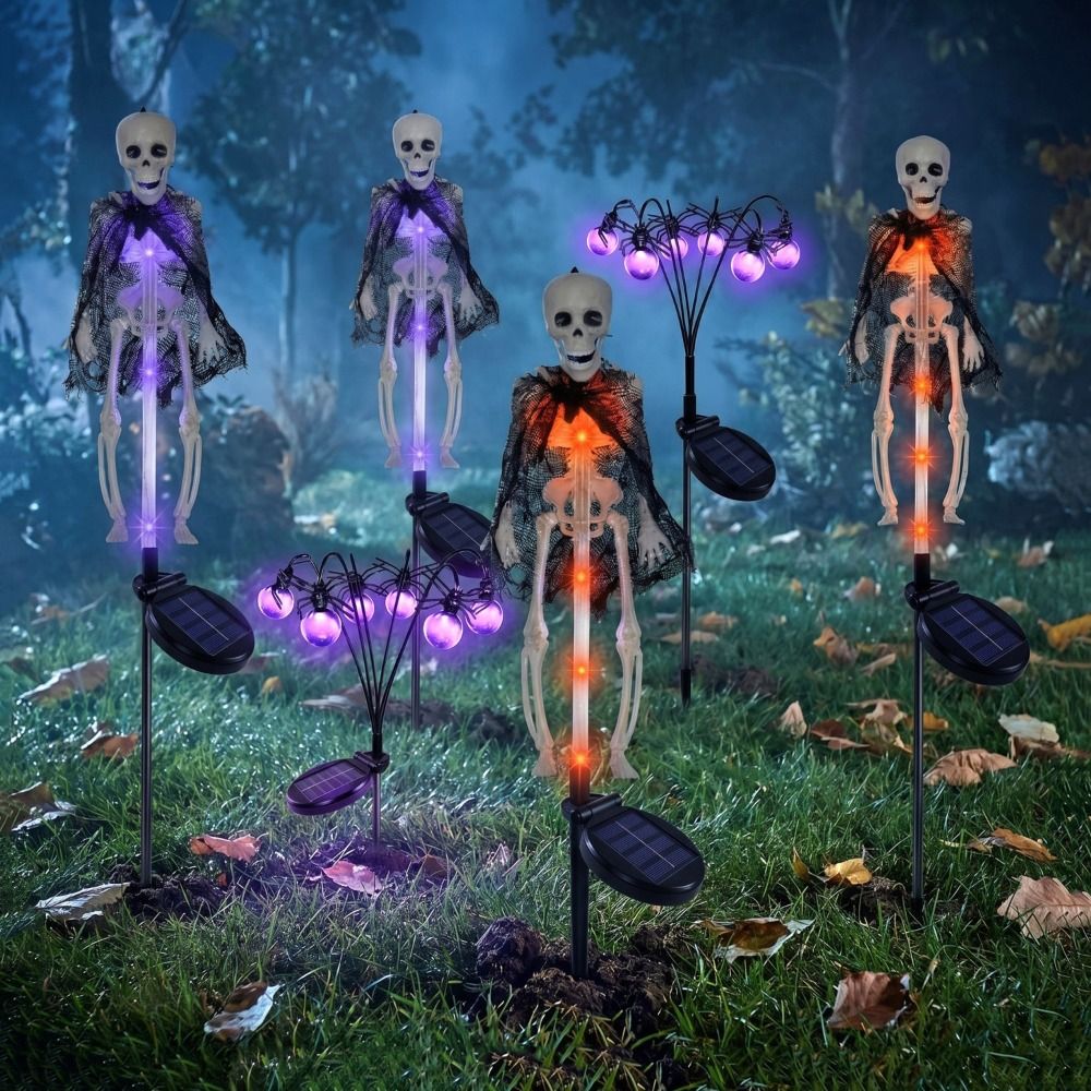 Lámpara de Esqueleto con Luz M - Outdoor Lighting Front Yard reseña y precio