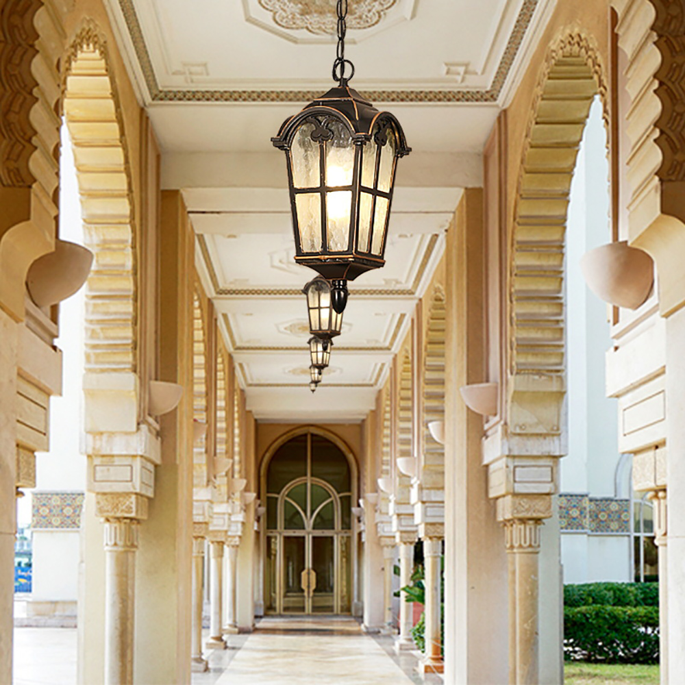 Candelabro de exterior imperme - Outdoor Lighting Under Roof reseña y precio