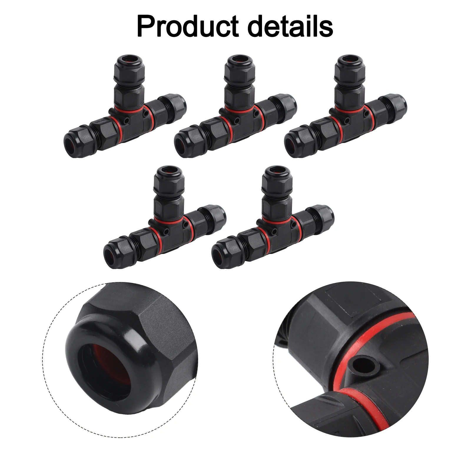 5 piezas de conector de cable  - Outdoor Lighting Electrical Box reseña y precio