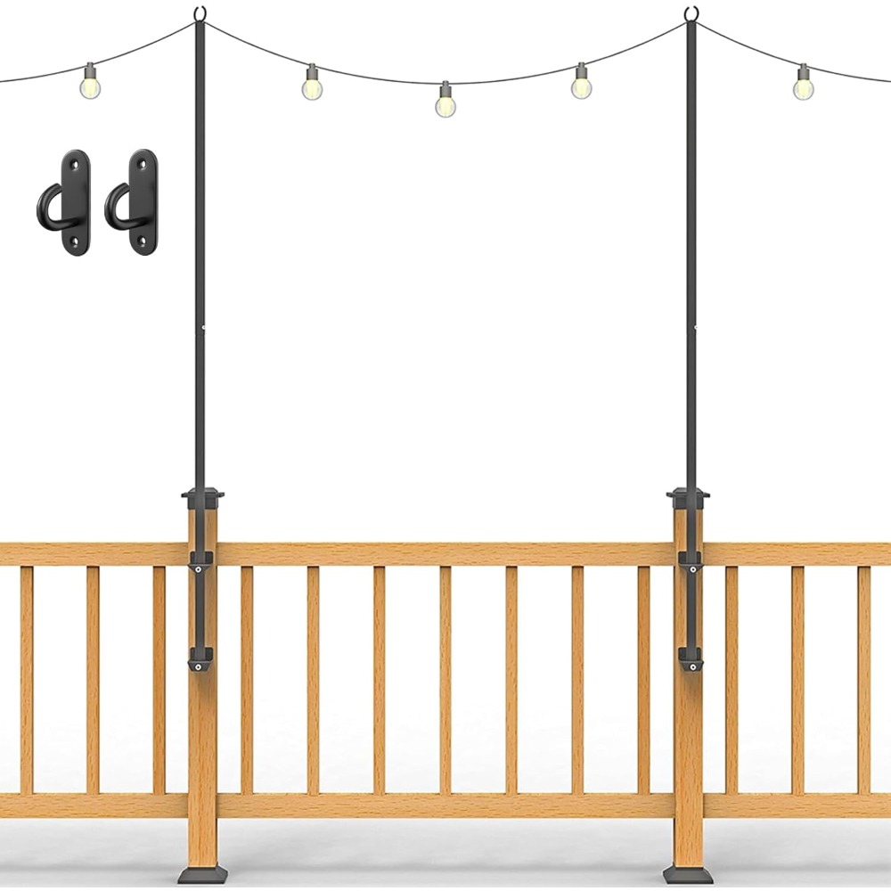 Paquete de 2 postes de luces d - Outdoor Lighting For Garden reseña y precio