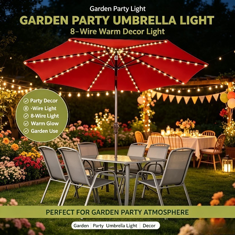 Parasol con Luces, Caja de Bat - Outdoor Lighting Controller reseña y precio