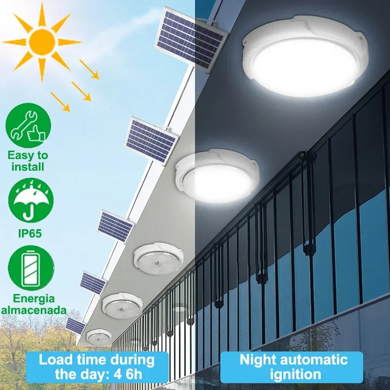 Lámpara de Techo LED Solar, Im - Outdoor Lighting Under Roof reseña y precio