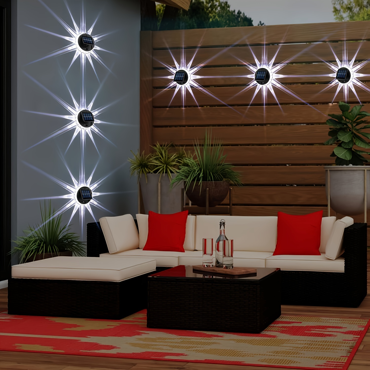 Paquete de 4 Luces LED Decorat - Outdoor Lighting Around Pool reseña y precio