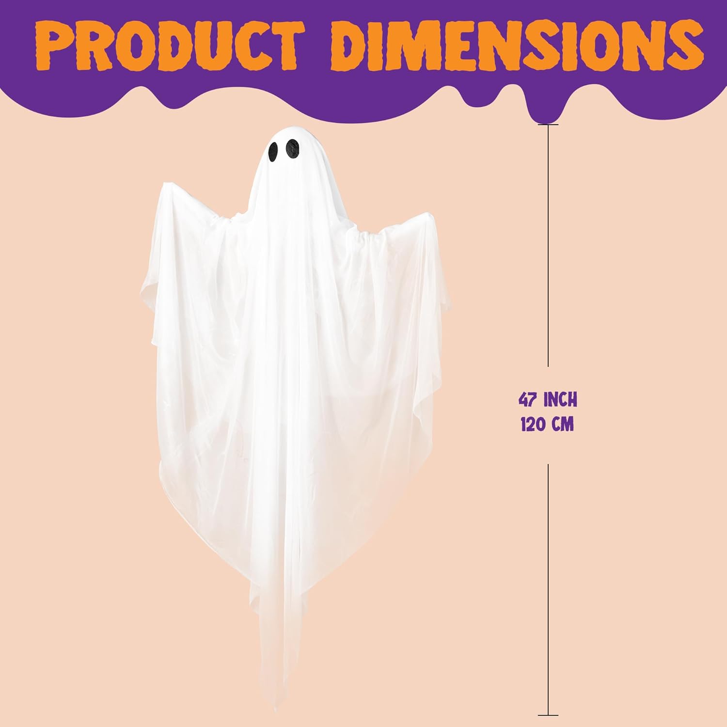 Fantasma colgante de Halloween - Outdoor Lighting Front Yard reseña y precio