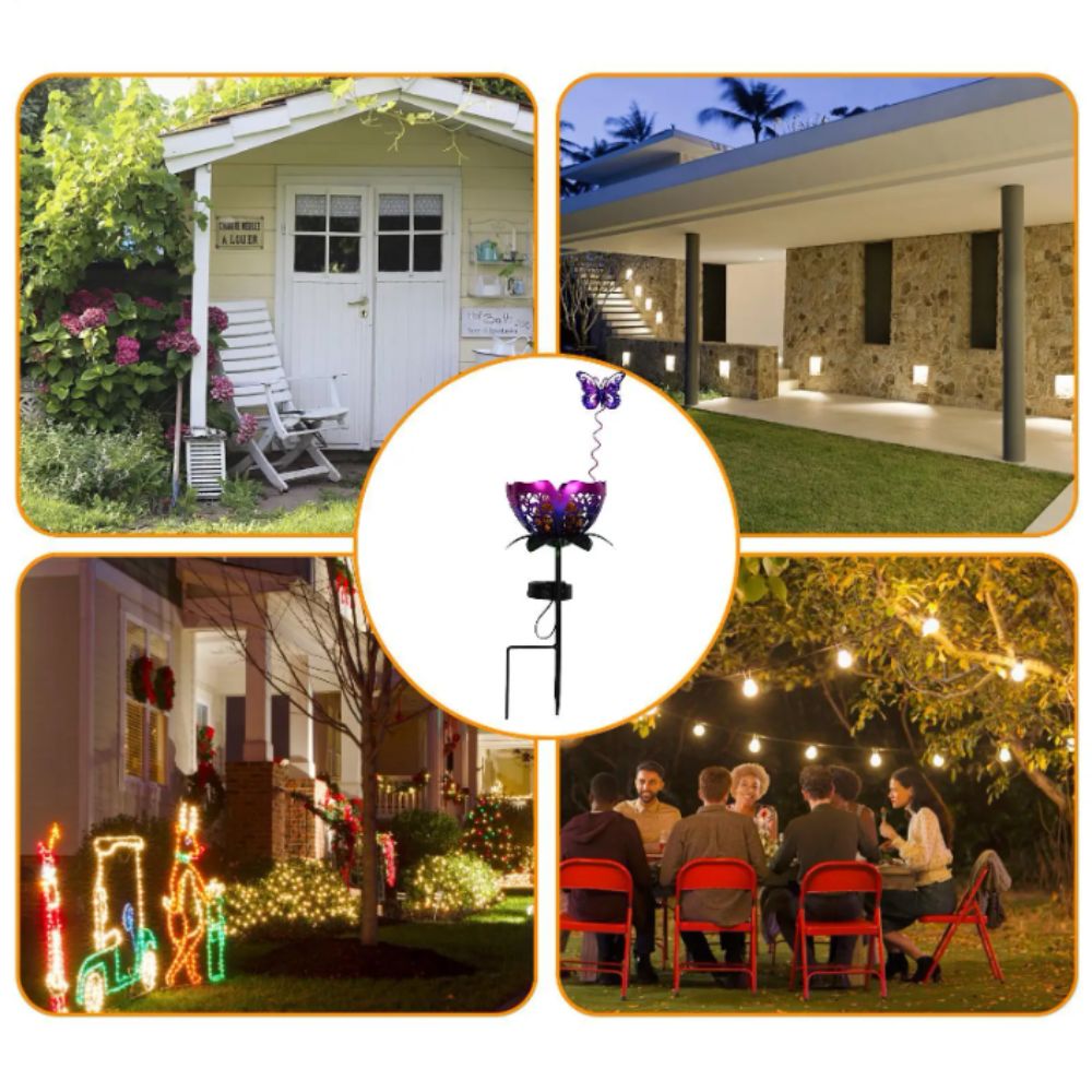 Lámpara solar con forma de lot - Outdoor Lighting Ground Fixtures reseña y precio
