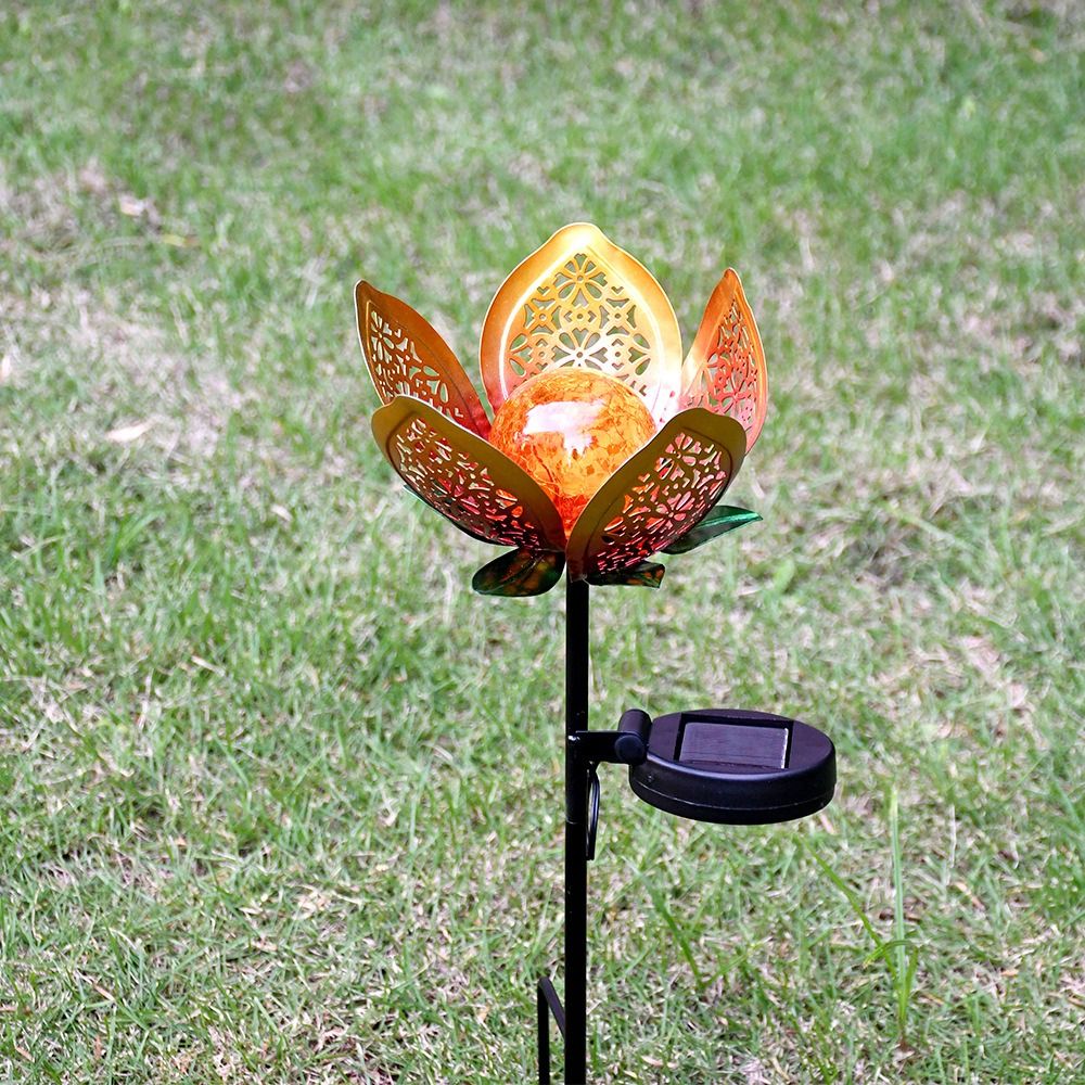 Lámpara solar con forma de lot - Outdoor Lighting Ground Fixtures reseña y precio