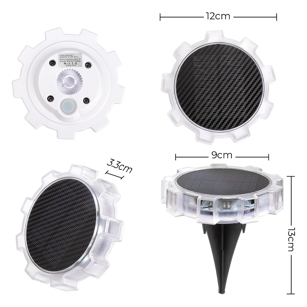 Luces solares para el suelo co - Outdoor Lighting Ground Fixtures reseña y precio