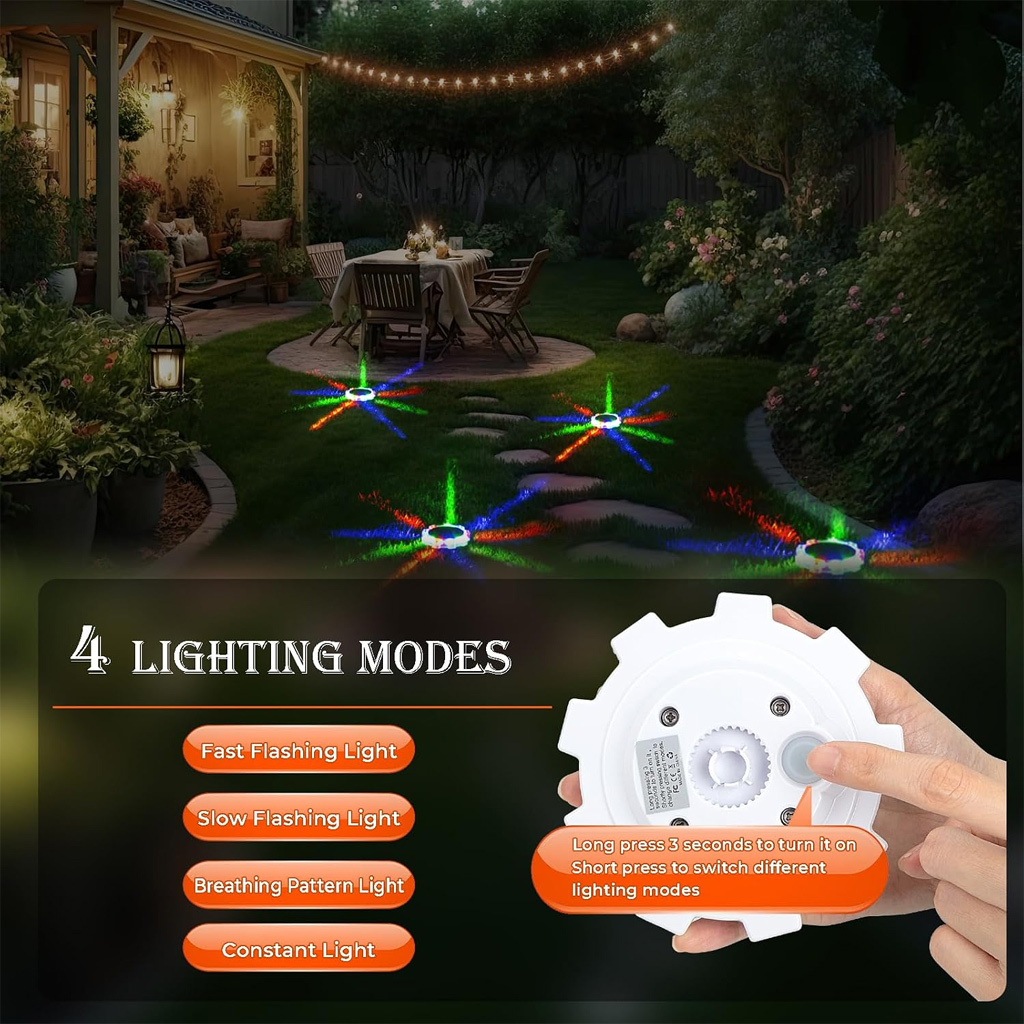 Luces solares para el suelo co - Outdoor Lighting Ground Fixtures reseña y precio