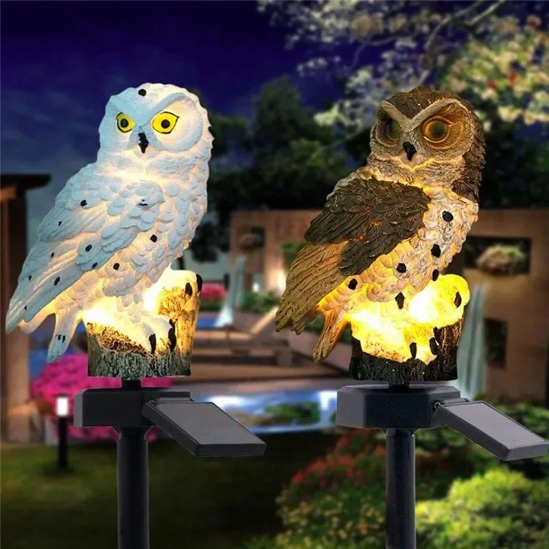 Lámpara Solar con Forma de Búh - Outdoor Lighting Ideas reseña y precio