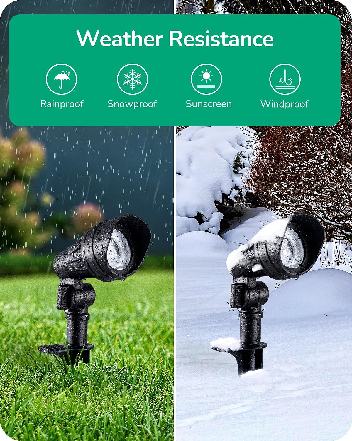 Foco de Bajo Voltaje con Carca - Outdoor Lighting Spotlight reseña y precio