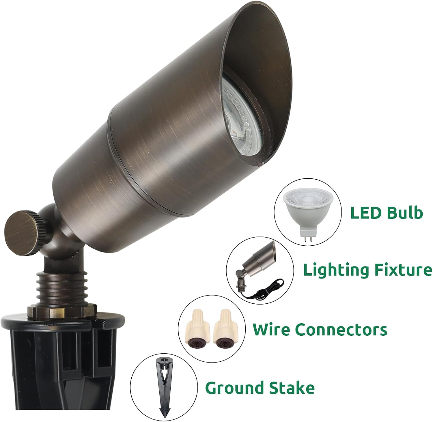 Focos LED de Latón Sólido para - Outdoor Lighting Spotlight reseña y precio