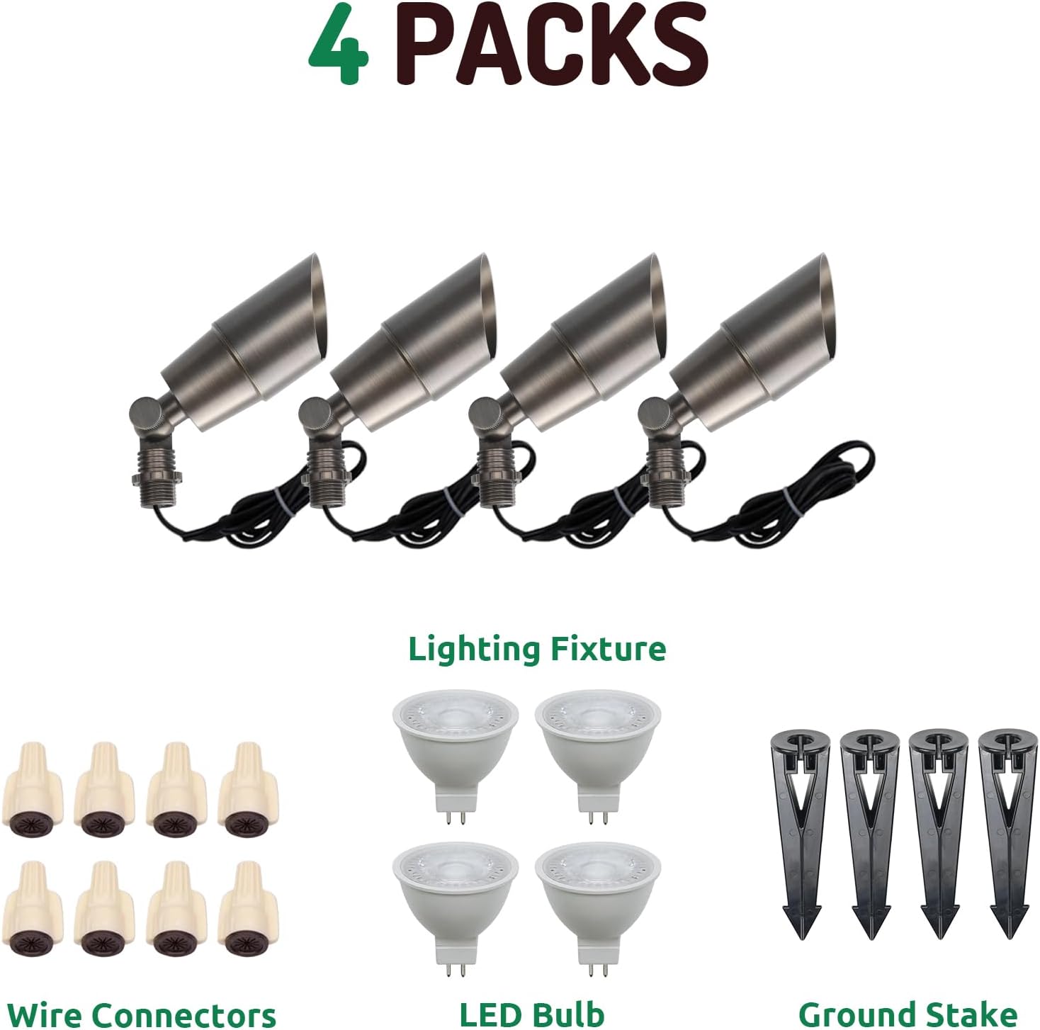 Focos LED de Latón Sólido para - Outdoor Lighting Spotlight reseña y precio