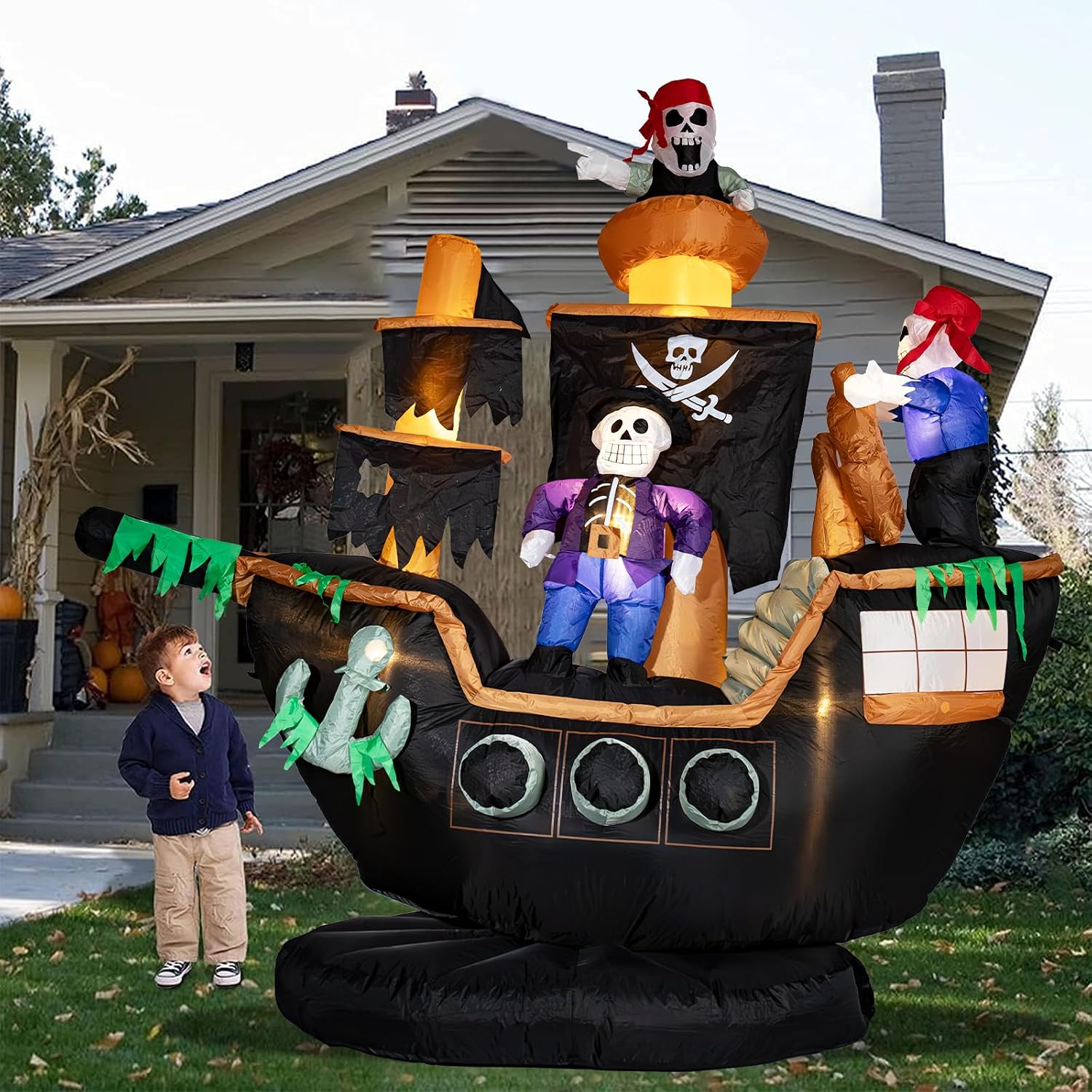 Decoración inflable de Hallowe - Outdoor Lighting Front Yard reseña y precio