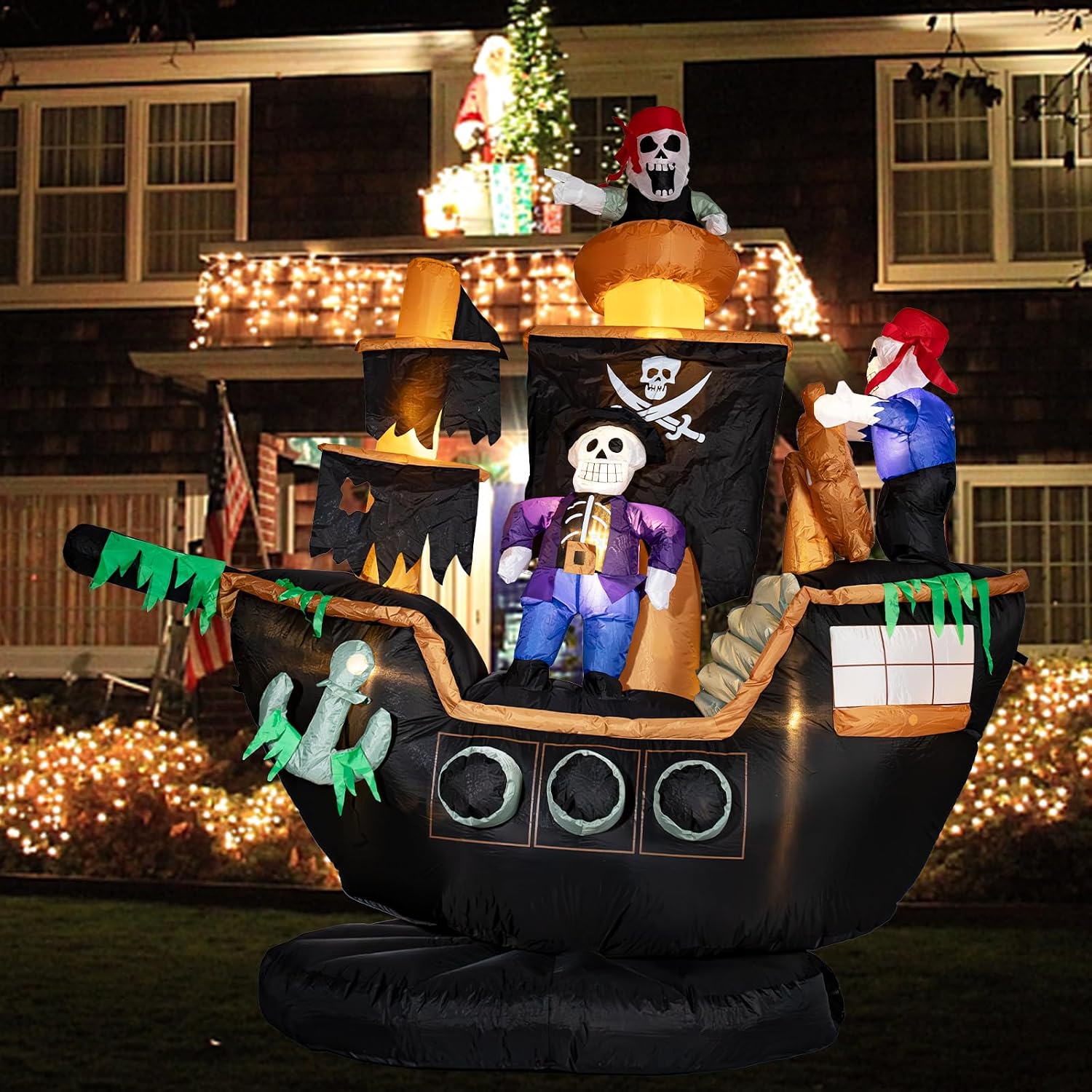 Decoración inflable de Hallowe - Outdoor Lighting Front Yard reseña y precio