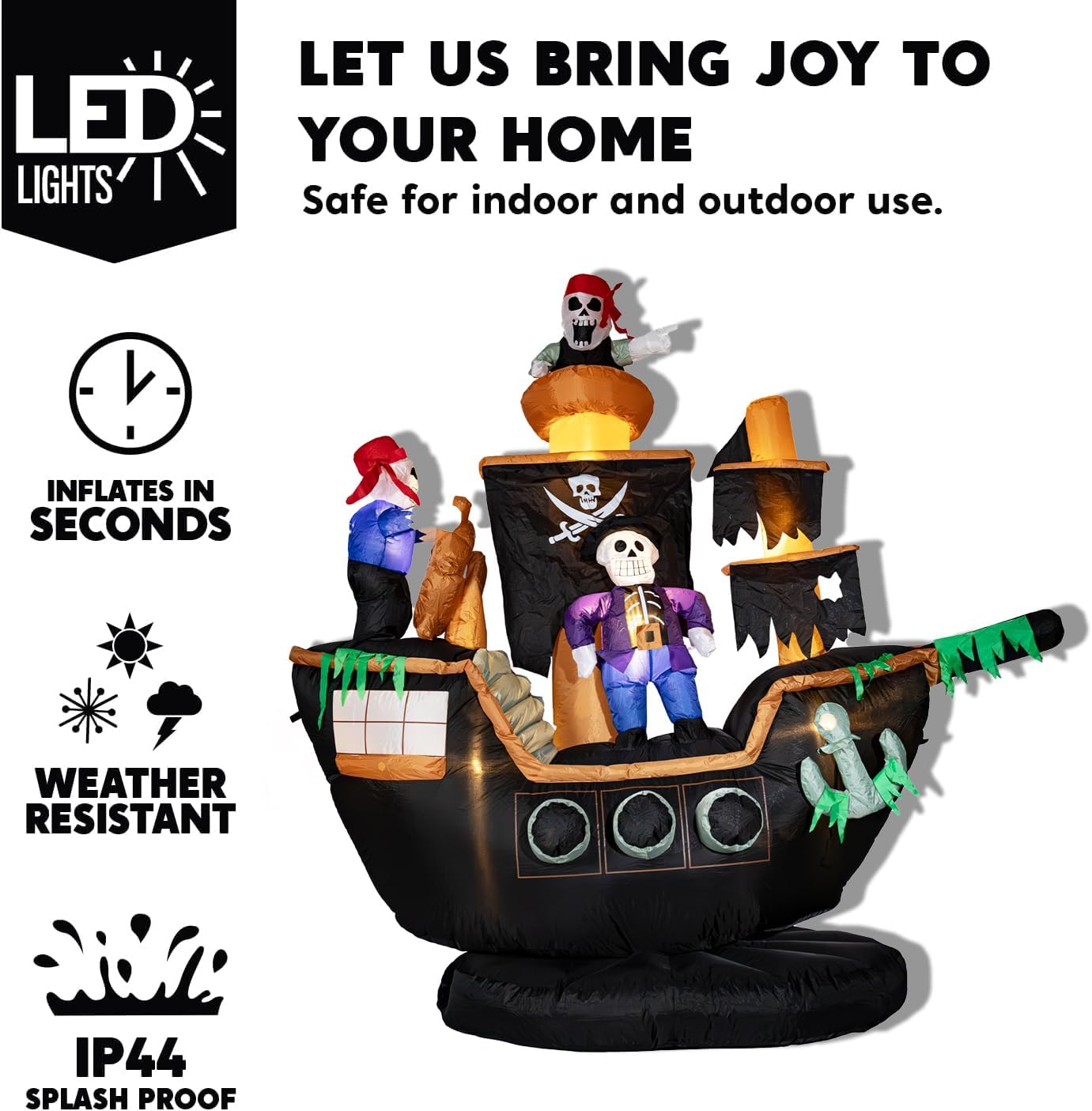 Decoración inflable de Hallowe - Outdoor Lighting Front Yard reseña y precio