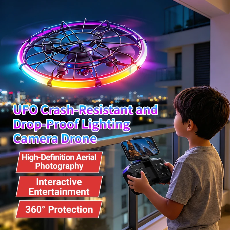 Dron RC JJRC H145 UFO con Lent - Outdoor Lighting Controller reseña y precio