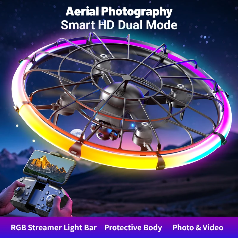Dron RC JJRC H145 UFO con Lent - Outdoor Lighting Controller reseña y precio