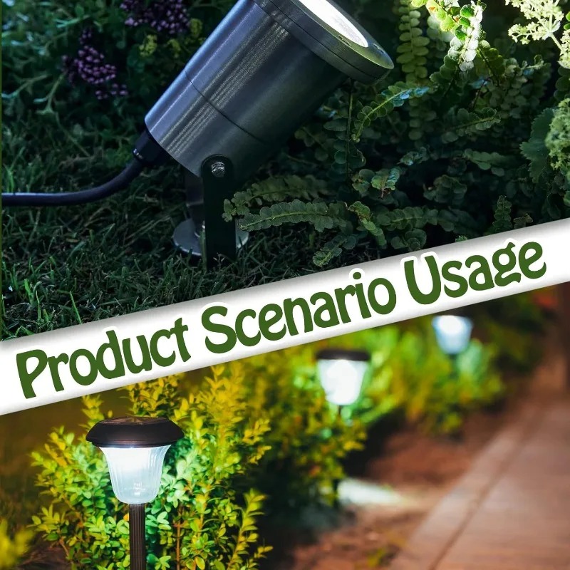 Luces solares para jardín al a - Outdoor Lighting Ground Fixtures reseña y precio