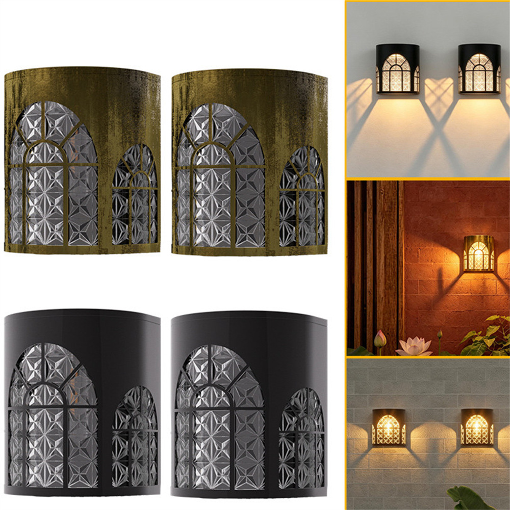 2 piezas de luces solares para - Outdoor Lighting Front Yard reseña y precio