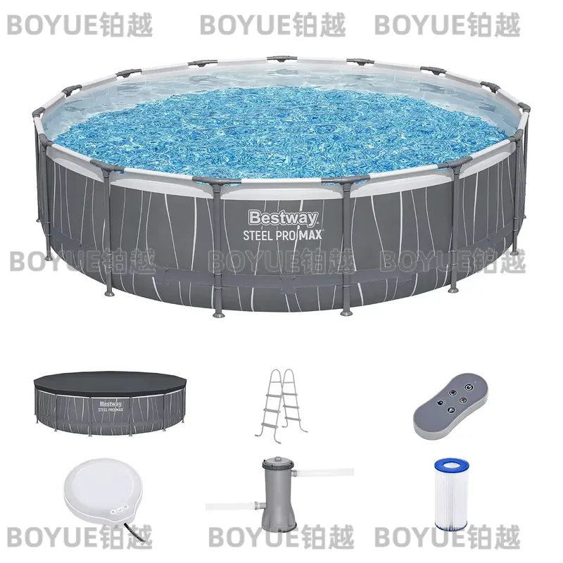 Piscina Elevada con Marco de A - Outdoor Lighting Around Pool reseña y precio
