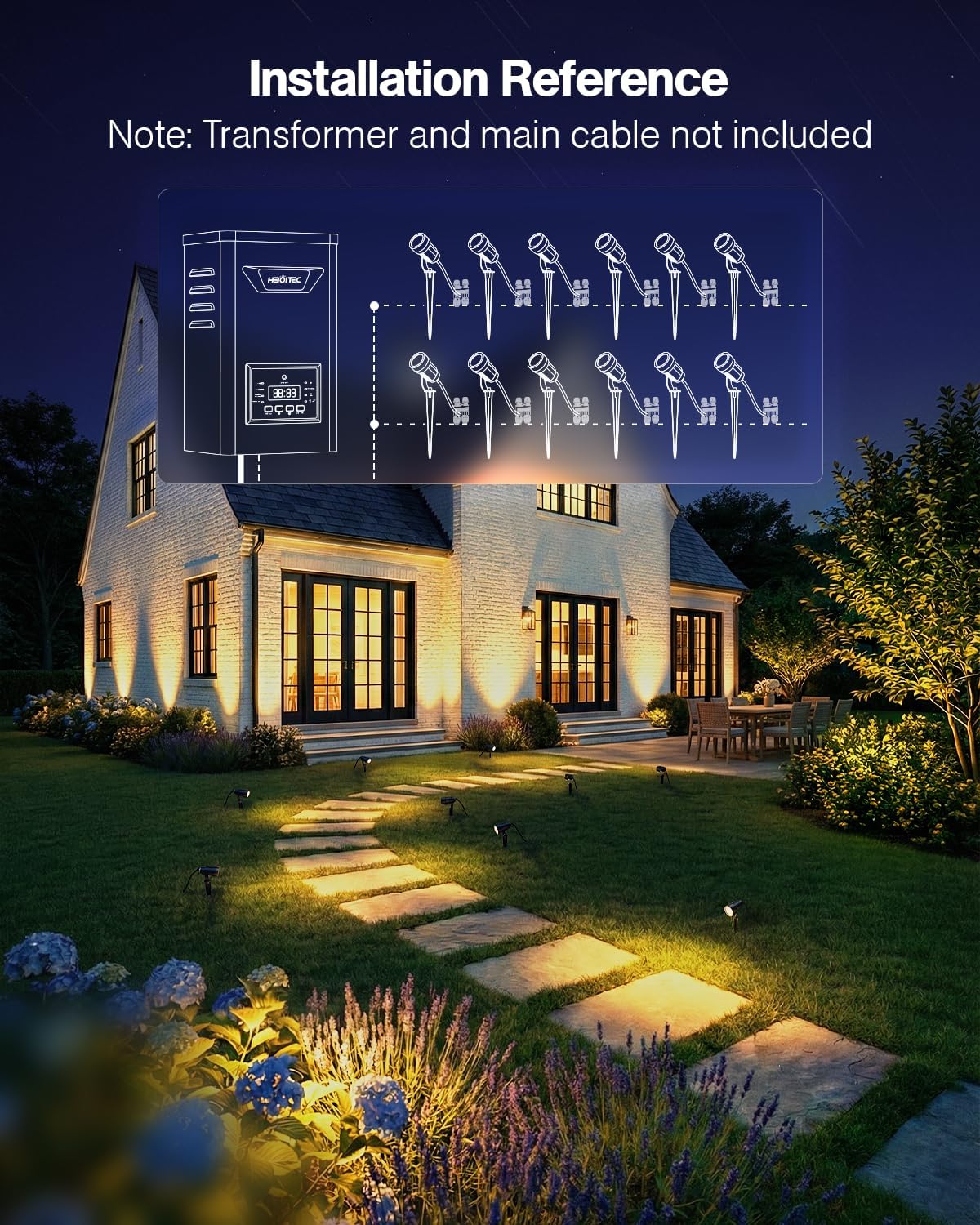 Paquete de Doce Conectores Fas - Outdoor Lighting Spotlight reseña y precio