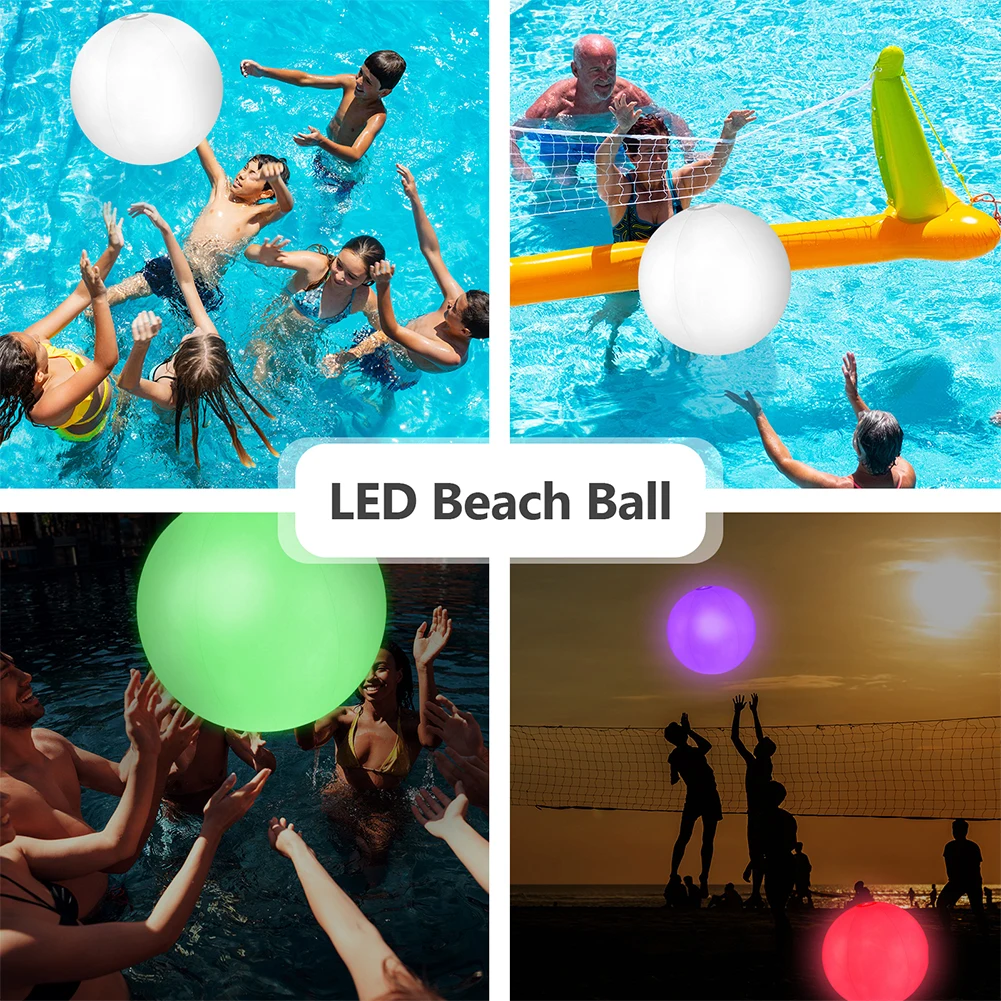 Pelota de Playa Inflable con L - Outdoor Lighting Around Pool reseña y precio