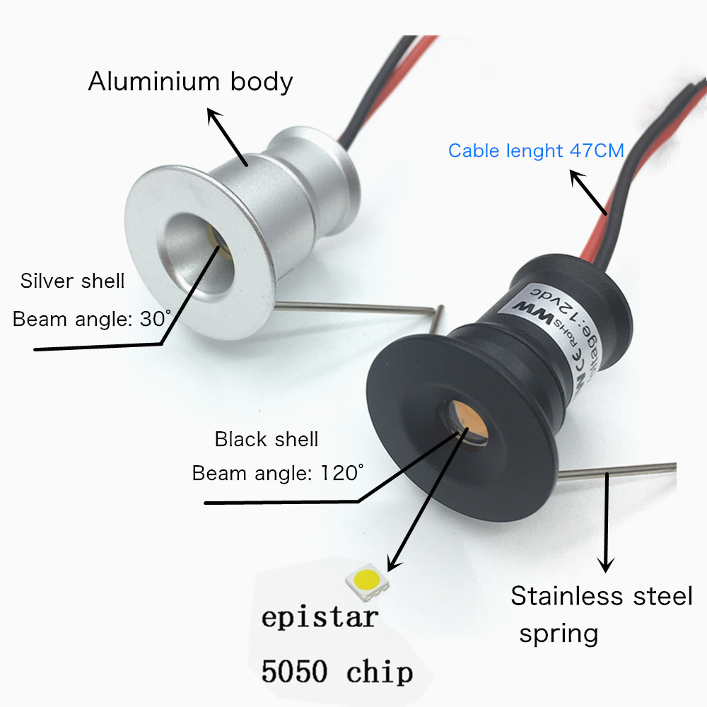 Mini luz empotrable LED de 12V - Outdoor Lighting Under Roof reseña y precio